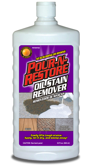 Oil Stain Removal, Garage & Driveway