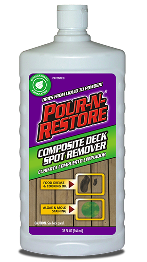 Composite Deck Spot Remover, Deck Stain Removal, Composite Deck Cleaner and Stain  Remover